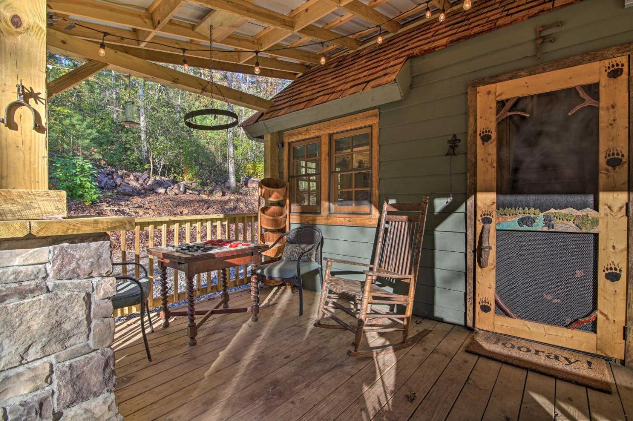 5-Acre North Georgia Mountain Retreat With Creek! Sautee Nacoochee Exterior foto