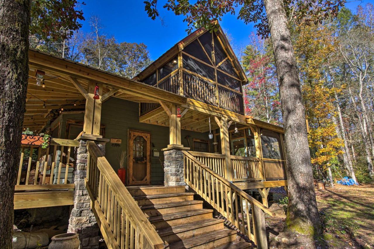 5-Acre North Georgia Mountain Retreat With Creek! Sautee Nacoochee Exterior foto