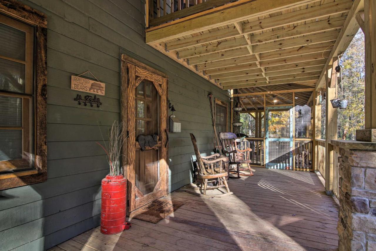 5-Acre North Georgia Mountain Retreat With Creek! Sautee Nacoochee Exterior foto