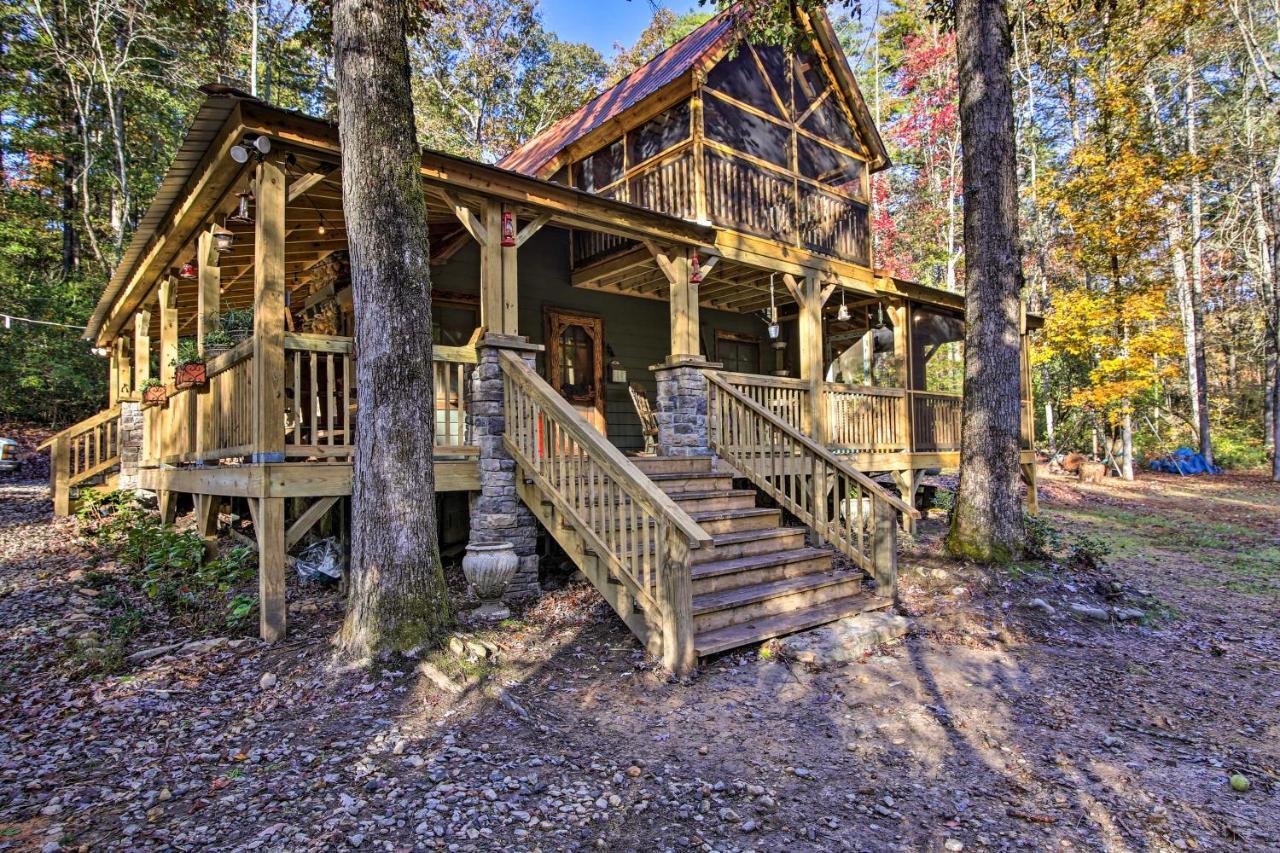 5-Acre North Georgia Mountain Retreat With Creek! Sautee Nacoochee Exterior foto