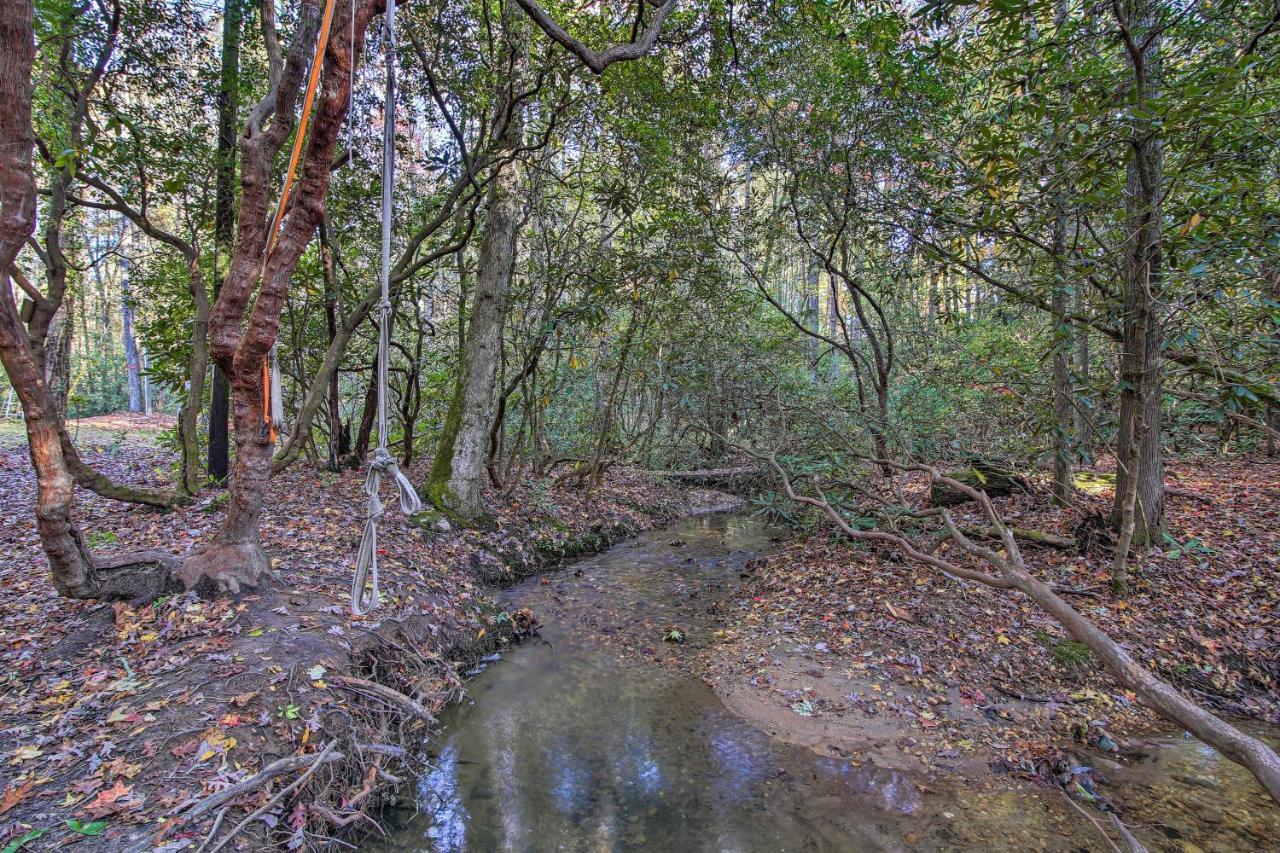 5-Acre North Georgia Mountain Retreat With Creek! Sautee Nacoochee Exterior foto