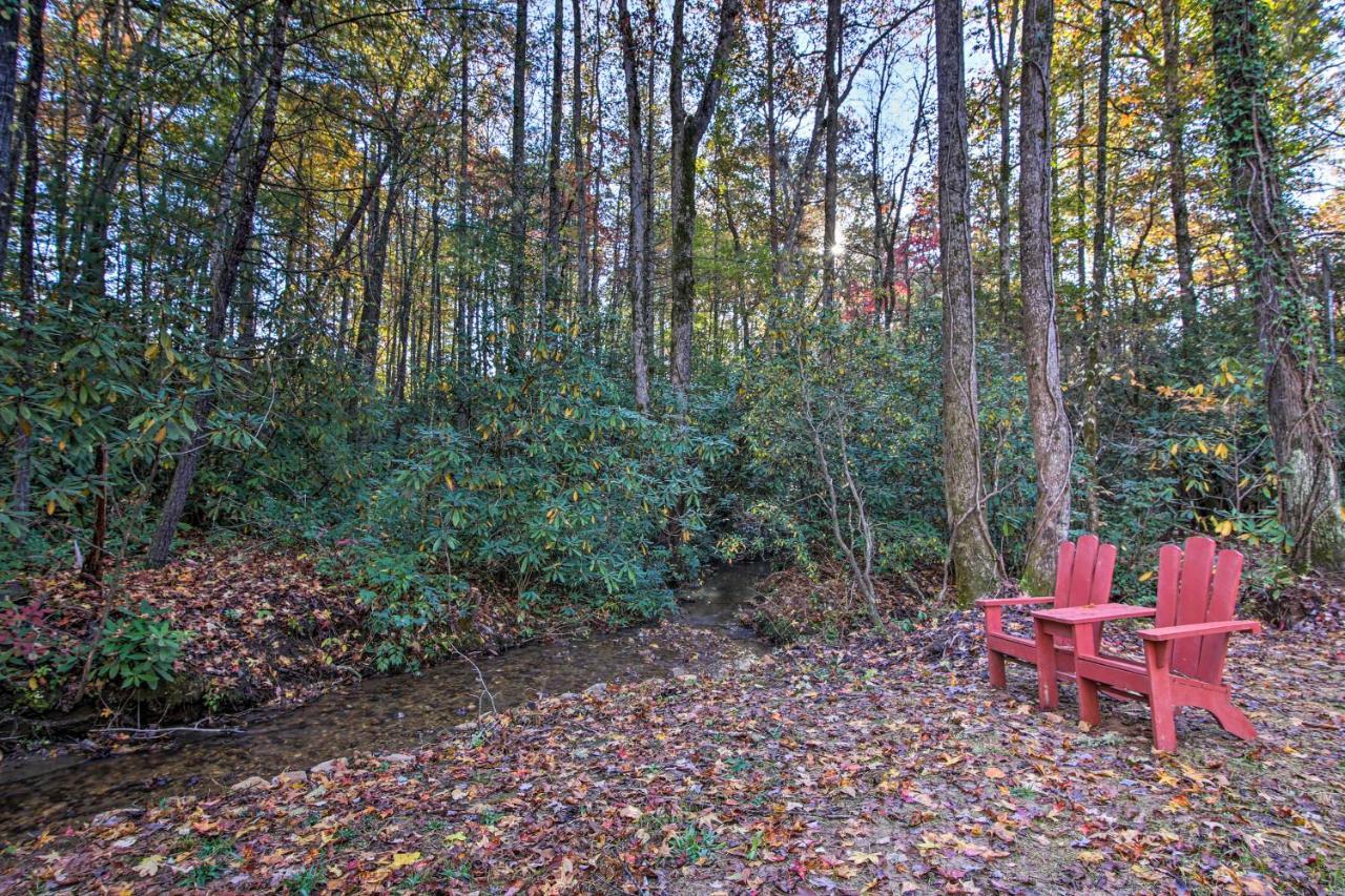 5-Acre North Georgia Mountain Retreat With Creek! Sautee Nacoochee Exterior foto
